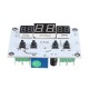 3pcs 12V XH-W1400 Digital Thermostat Embedded Chassis Three Display Temperature Controller Control Board