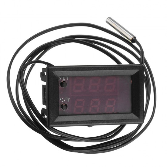 3pcs 12V ZFX-W2062 Microcomputer Digital Electronic Temperature Controller Fahrenheit Celsius Conversion Adjustable Digital Display