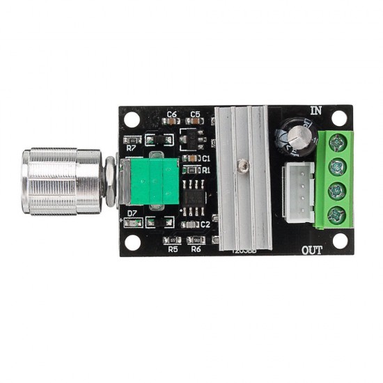 3pcs DC 6V 12V 24V 28V 3A 80W PWM Motor Speed Controller Regulator Adjustable Variable Speed Control Switch