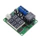 3pcs W1209S DC 12V Mini Thermostat Regulator -50 to 120°Digital Temperature Controller Module with Display