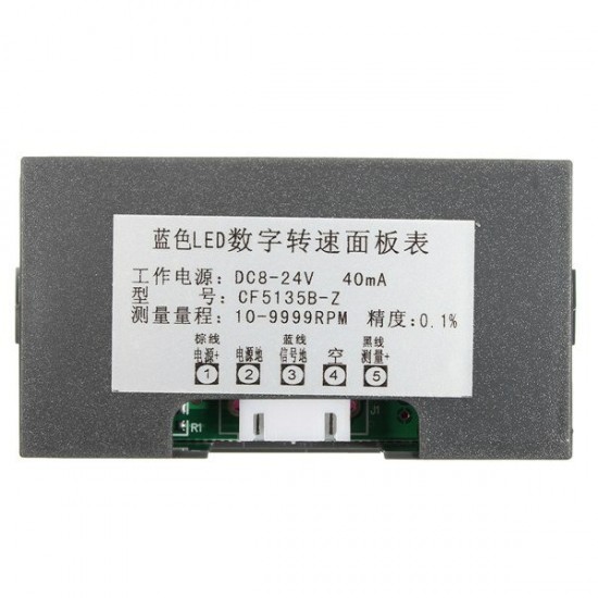 4 Digital Green LED Tachometer RPM Speed Meter + Proximity Switch Sensor NPN 4 Digital Green LED Tachometer RPM Speed Meter + Proximity Switch Sensor NPN