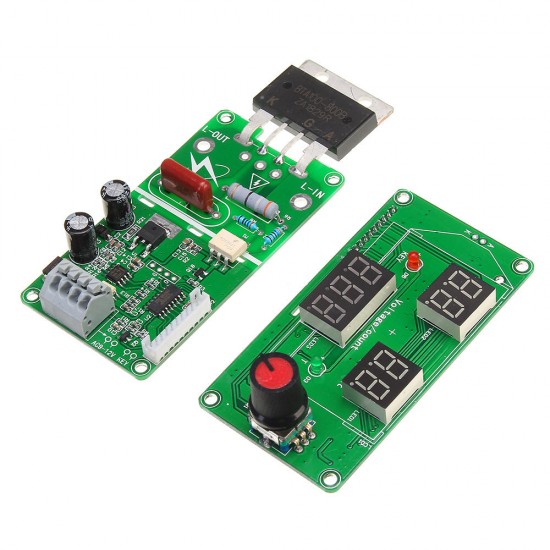 40A/100A Spot Welding Machine Time Current Controller Control Panel Board Adjust Time and Current Module with Digital Display 40A/100A Spot Welding Machine Time Current Controller Control Panel Board Adjust Time and Current Module with Digital Display