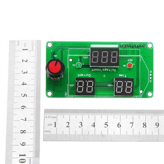 40A/100A Spot Welding Machine Time Current Controller Control Panel Board Adjust Time and Current Module with Digital Display