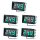 5Pcs 0.56 Inch Mini Digital LCD Indoor Convenient Temperature Sensor Meter Monitor Thermometer with 1M Cable -50-120°DC 5-12V