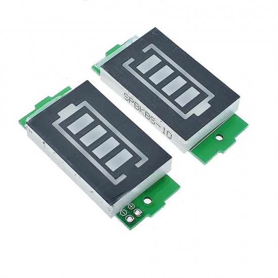 5Pcs 1S-8S Single 3.7V Lithium Battery Capacity Indicator Module 4.2V Green Display Electric Vehicle Battery Power Tester Li-ion