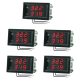 5Pcs DC 4-28V 5V 12V 0.28 inch 0.28 inch LED Display Dual Red Digital Temperature Sensor Thermometer with NTC Probe Cable