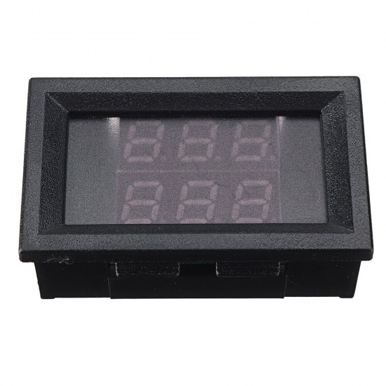 5Pcs DC 4-28V 5V 12V 0.28 inch 0.28 inch LED Display Dual Red Digital Temperature Sensor Thermometer with NTC Probe Cable