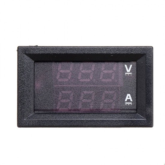 5Pcs DC 7-110V 10A Three-digit Ammeter High Voltage Digital Display Voltage and Current Meter Voltmeter