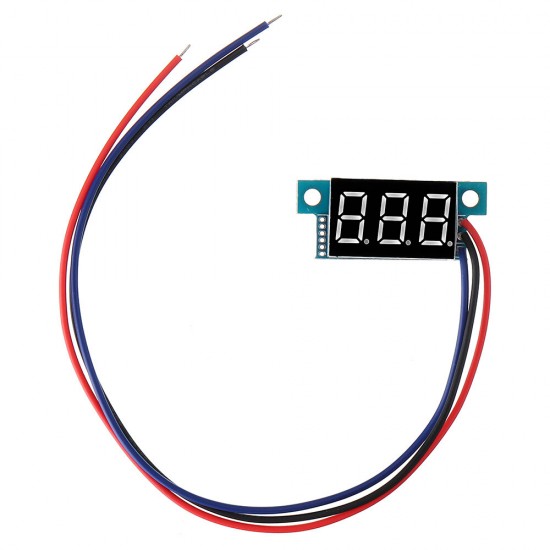5Pcs DC 0-200V 0.36 Inch Mini Digital Volt Meter Voltage Tester 3 Wire Digital Volt Indicator Car Voltmeter 5Pcs DC 0-200V 0.36 Inch Mini Digital Volt Meter Voltage Tester 3 Wire Digital Volt Indicator Car Voltmeter
