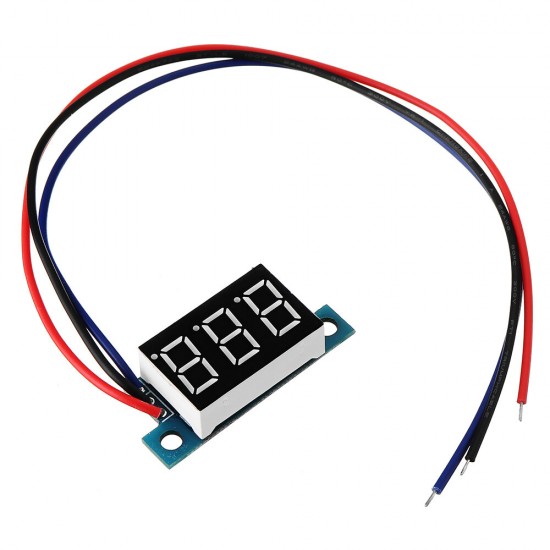 5Pcs DC 0-200V 0.36 Inch Mini Digital Volt Meter Voltage Tester 3 Wire Digital Volt Indicator Car Voltmeter 5Pcs DC 0-200V 0.36 Inch Mini Digital Volt Meter Voltage Tester 3 Wire Digital Volt Indicator Car Voltmeter