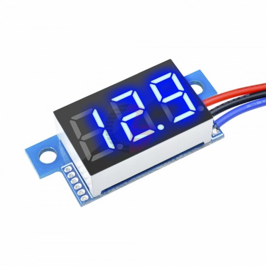 5Pcs DC 0-200V 0.36 Inch Mini Digital Volt Meter Voltage Tester 3 Wire Digital Volt Indicator Car Voltmeter 5Pcs DC 0-200V 0.36 Inch Mini Digital Volt Meter Voltage Tester 3 Wire Digital Volt Indicator Car Voltmeter