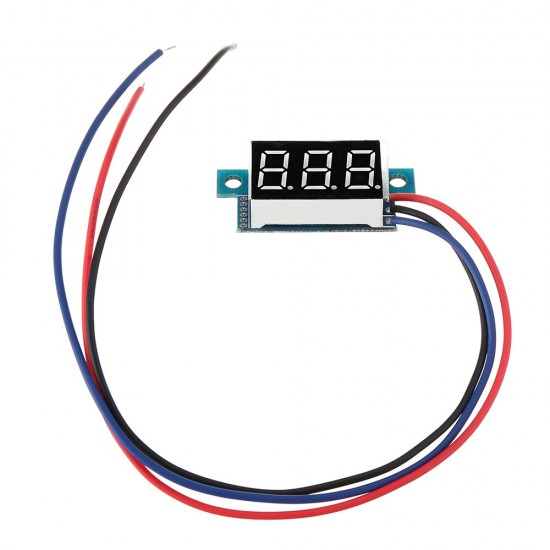 5Pcs DC 0-200V 0.36 Inch Mini Digital Volt Meter Voltage Tester 3 Wire Digital Volt Indicator Car Voltmeter 5Pcs DC 0-200V 0.36 Inch Mini Digital Volt Meter Voltage Tester 3 Wire Digital Volt Indicator Car Voltmeter