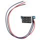 5Pcs DC 0-200V 0.36 Inch Mini Digital Volt Meter Voltage Tester 3 Wire Digital Volt Indicator Car Voltmeter