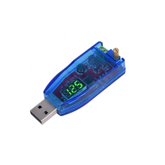 5V to 12V 24V Voltage Display USB Boost Module 1-24V Adjustable 3W Desktop Power Supply