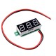 5pcs 0.28 Inch Two-wire 2.5-30V Digital Red Display DC Voltmeter Adjustable Voltage Meter