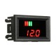 5pcs 12-60V ACID Red Lead Battery Capacity Voltmeter Indicator Charge Level Lead-acid LED Tester