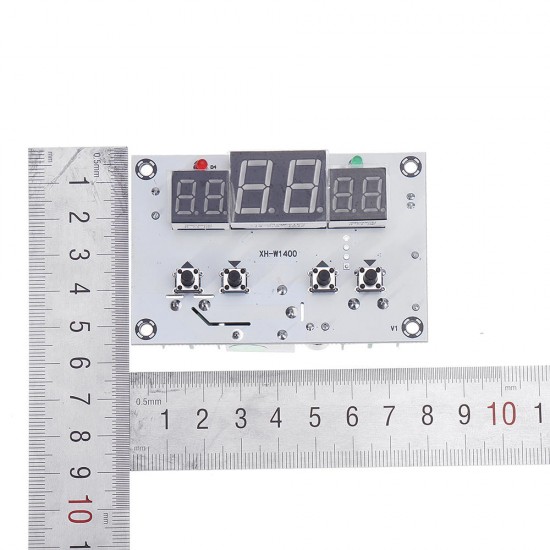 5pcs 12V XH-W1400 Digital Thermostat Embedded Chassis Three Display Temperature Controller Control Board 5pcs 12V XH-W1400 Digital Thermostat Embedded Chassis Three Display Temperature Controller Control Board