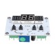 5pcs 220V XH-W1400 Digital Thermostat Embedded Chassis Three Display Temperature Controller Control Board