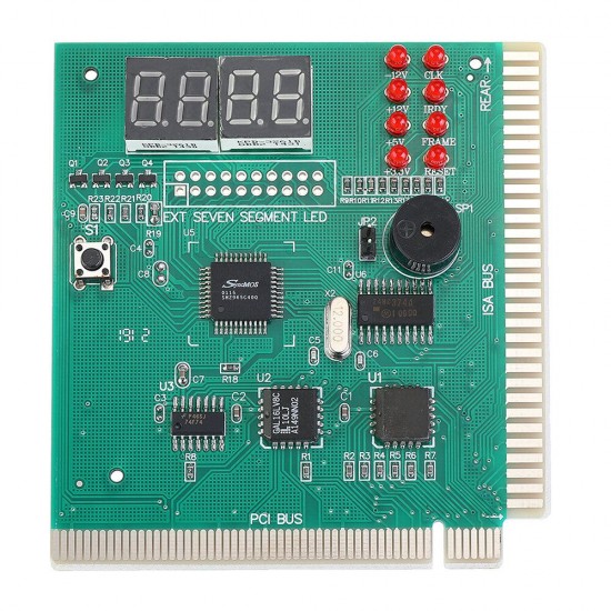 5pcs 4-Digit PC Analyzer Diagnostic Post Card Motherboard Post Tester Indicator with LED Display for Desktop PC