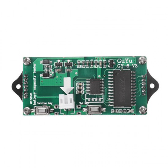 5pcs GY-6 Y6 12V 24V 36V 48V Lead Acid Battery 2-15S Lithium Battery Universal Adjustable 6-65V Green Screen Waterproof LCD Capacity Display Board Indicator Digital Voltmeter 5pcs GY-6 Y6 12V 24V 36V 48V Lead Acid Battery 2-15S Lithium Battery Universal Adjustable 6-65V Green Screen Waterproof LCD Capacity Display Board Indicator Digital Voltmeter
