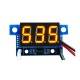 5pcs Yellow Light Mini 0.36 Inch DC Current Meter DC0-999mA 4-30V Digital Display With Reverse Connection Protection Ammeter