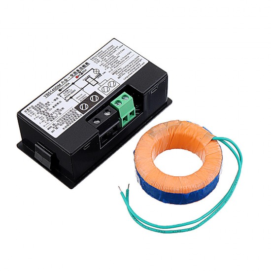 6-in-1 AC60-500V 100A/200A Three-phase AC Voltage Ammeter Blue Backlight Digital Display Multi-function Power Frequency