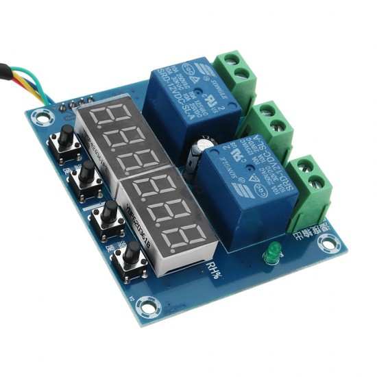 DC 12V XH-M452 Temperature And Humidity Controller Module Digital Display High Accuracy Dual Output DC 12V XH-M452 Temperature And Humidity Controller Module Digital Display High Accuracy Dual Output