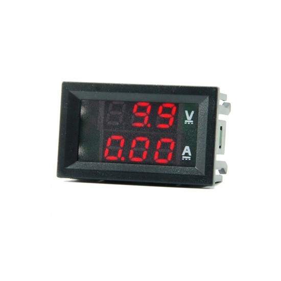 DC 7-110V 10A Three-digit Ammeter High Voltage Digital Display Voltage and Current Meter Voltmeter