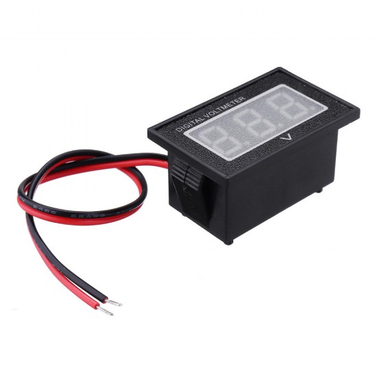 DC2.5-30V LCD Display Digital Voltage Meter Waterproof Dustproof 0.4 Inch LED Digital Tube