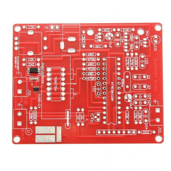 DIY Mega328 Transistor Tester Kit Capacitance Inductance ESR Meter Diode Triode With Case