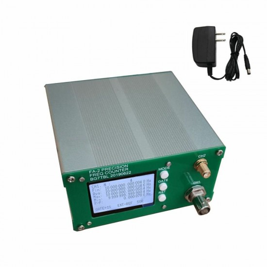 FA-2 1Hz-6GHz Frequency Counter Kit Frequency Meter Statistical Function 11 bits/sec Tester with Power Adapter FA-2 1Hz-6GHz Frequency Counter Kit Frequency Meter Statistical Function 11 bits/sec Tester with Power Adapter
