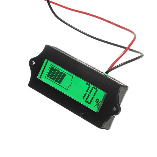 GY-6A 12V 24V 36V 48V Lead Acid Battery 2-15S Lithium Battery Capacity Tester Indicator Digital Voltmeter