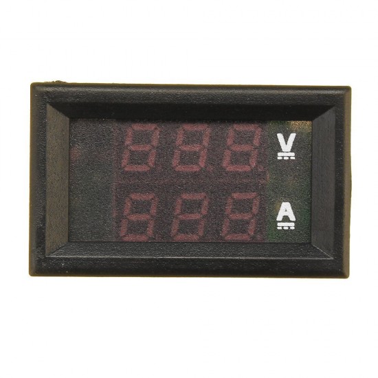 Mini Digital Voltmeter Ammeter DC 100V 10A Voltmeter Current Meter Tester Blue+Red Dual LED Display Mini Digital Voltmeter Ammeter DC 100V 10A Voltmeter Current Meter Tester Blue+Red Dual LED Display