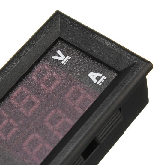 Mini Digital Voltmeter Ammeter DC 100V 10A Voltmeter Current Meter Tester Blue+Red Dual LED Display Mini Digital Voltmeter Ammeter DC 100V 10A Voltmeter Current Meter Tester Blue+Red Dual LED Display