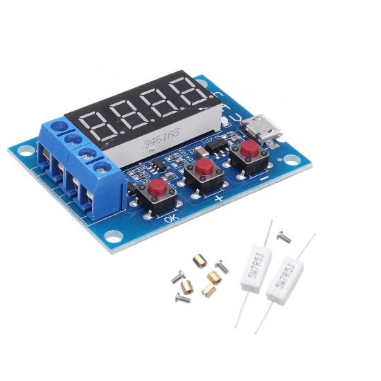 HW-586 1.2V 12V 18650 Li-ion Lithium Lead-acid Battery Capacity Tester Resistance Discharge Meter