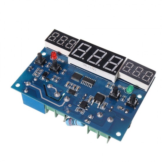 Intelligent Digital Display Thermostat Temperature Controller Three-window Simultaneous Display -40~300°C