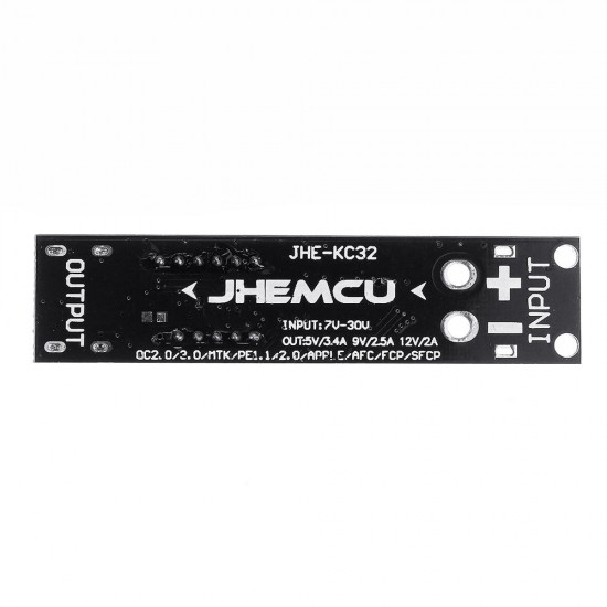 JHE-KC32 Voltage Display Step Down USB Charging Module 7-30V QC2.0/3.0 USB Mobile Phone Charger JHE-KC32 Voltage Display Step Down USB Charging Module 7-30V QC2.0/3.0 USB Mobile Phone Charger