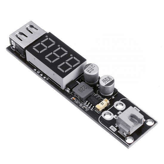 JHE-KC32 Voltage Display Step Down USB Charging Module 7-30V QC2.0/3.0 USB Mobile Phone Charger