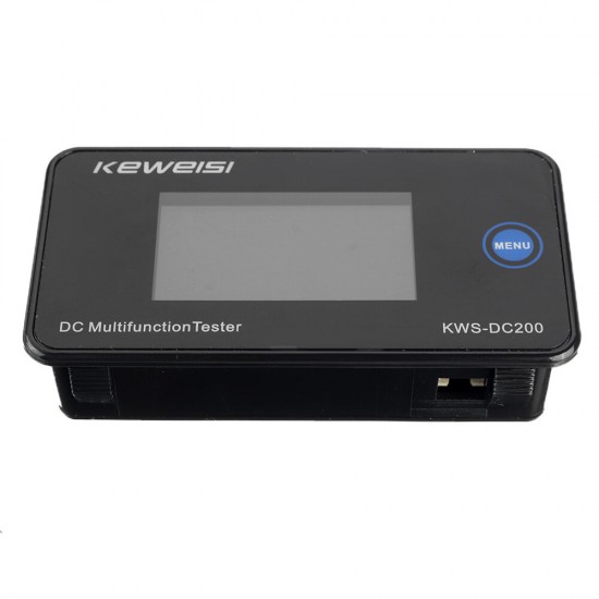 KWS-DC200 0-200V 0-100A DC Digital Display Voltage and Current Meter Color Screen Power Tempterature Tester Timer
