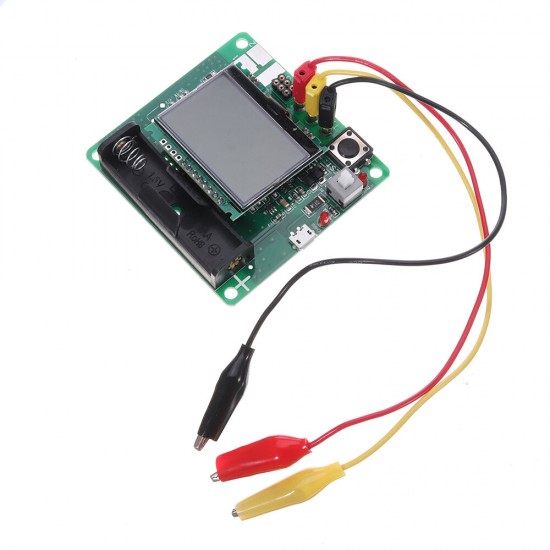 LCR-T4 Mega328 M328 Multimetr Transistor Tester Multifunction Capacitance ESR Meter MOS PNP NPN LCR with Test Cable LCR-T4 Mega328 M328 Multimetr Transistor Tester Multifunction Capacitance ESR Meter MOS PNP NPN LCR with Test Cable