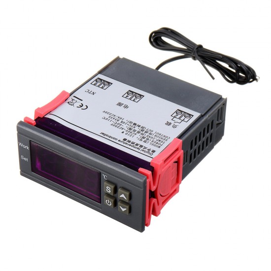 MH-1210W 10A Intelligent Microcomputer Digital Temperature Controller Heating/Cooling Temperature Control Thermostat Regulator AC110V AC220V MH-1210W 10A Intelligent Microcomputer Digital Temperature Controller Heating/Cooling Temperature Control Thermostat Regulator AC110V AC220V