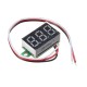 Mini 0.36 Inch LED Display Digital Voltmeter Voltage Tester Voltage Meter Car Motorcycle Volt Tester Detector DC0-30V Capacity