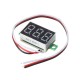 Mini 0.36 Inch LED Display Digital Voltmeter Voltage Tester Voltage Meter Car Motorcycle Volt Tester Detector DC0-30V Capacity