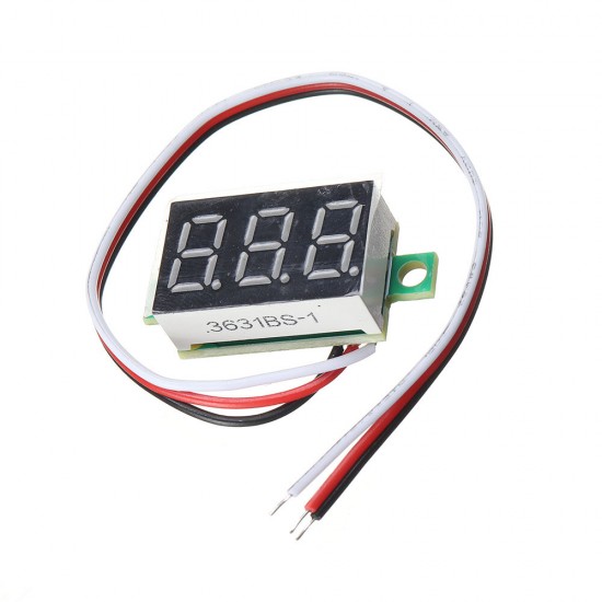 Mini 0.36 Inch LED Display Digital Voltmeter Voltage Tester Voltage Meter Car Motorcycle Volt Tester Detector DC0-30V Capacity Mini 0.36 Inch LED Display Digital Voltmeter Voltage Tester Voltage Meter Car Motorcycle Volt Tester Detector DC0-30V Capacity