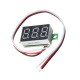 Mini 0.36 Inch LED Display Digital Voltmeter Voltage Tester Voltage Meter Car Motorcycle Volt Tester Detector DC0-30V Capacity