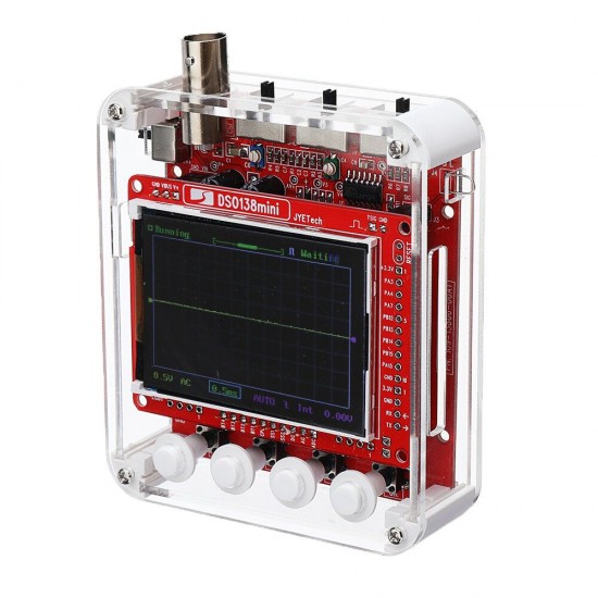 NEW 13805K DSO138 Mini 200KHz Digital Oscilloscope SMD Soldered Version DC3.5V-6V With Housing