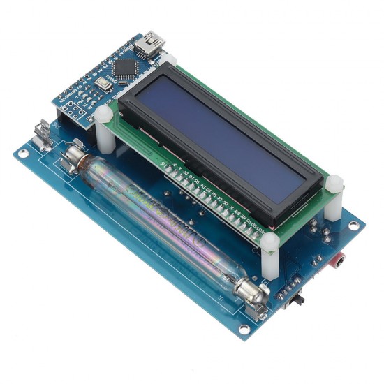 Open Source Geiger Counter Radiation Detector DIY Module with LCD Display Miller GM Tube Detector Radiation