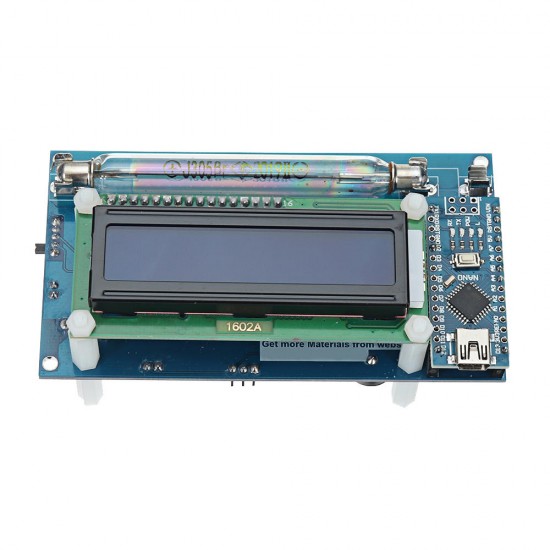 Open Source Geiger Counter Radiation Detector DIY Module with LCD Display Miller GM Tube Detector Radiation Open Source Geiger Counter Radiation Detector DIY Module with LCD Display Miller GM Tube Detector Radiation