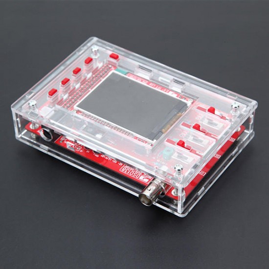 DSO138 Assembled Digital Oscilloscope Module With Transparent Acrylic Housing