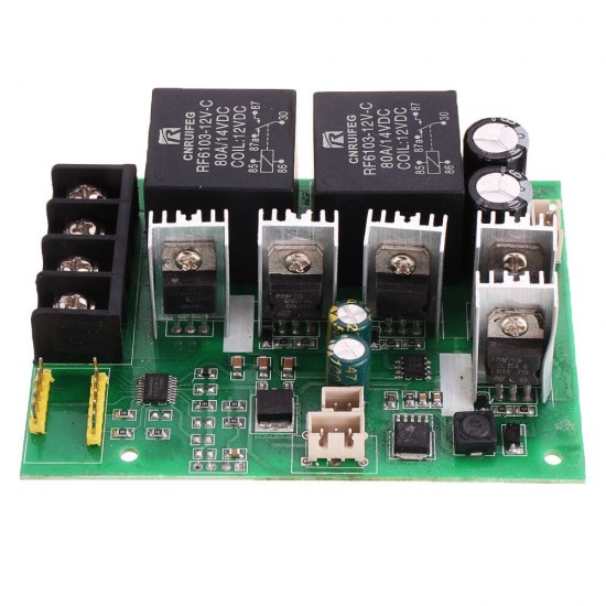 PWM DC Motor Governor 10V-55V 12V 24V 36V 48V 40A Motor Speed Control Module Controller with Display